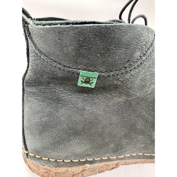 Shepherd of Sweden Leather Ankle Boots Lace Up Sheepskin Winter 9.5 - Picture 3 of 11